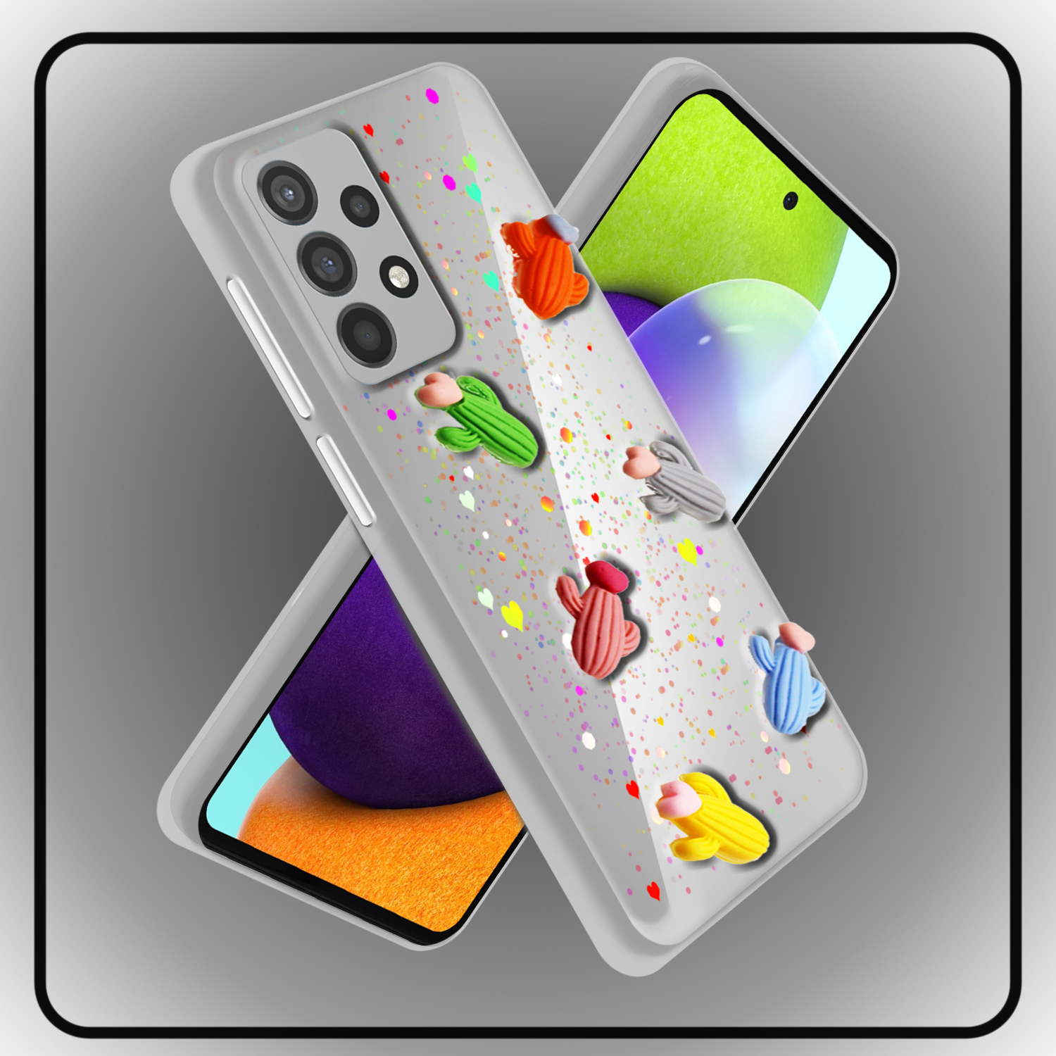 کاور لاین کینگ مدل kaktoosghalbdar مناسب برای گوشی موبایل  سامسونگ Galaxy A72