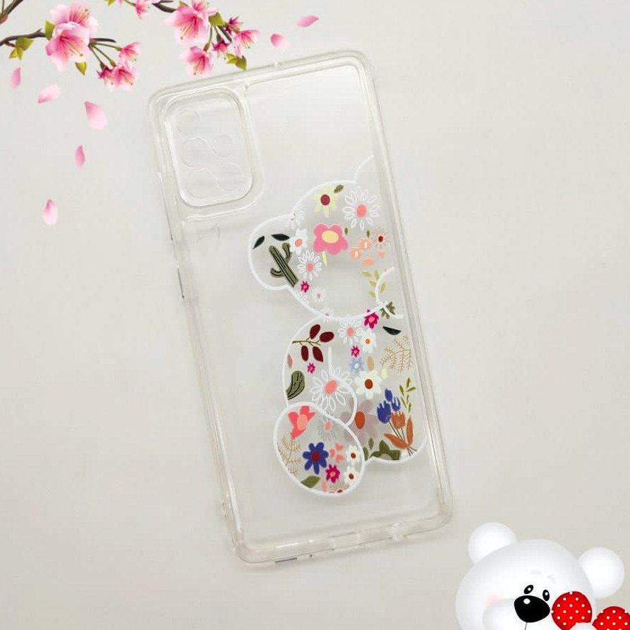 کاور لاین کینگ مدل خرس گل گلی مناسب برای گوشی موبایل شیائومی Redmi Note10/10S