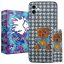 کاور لاین کینگ مدل پارچه ای 3D مناسب برای گوشی موبایل سامسونگ Galaxy A04 / A04e به همراه پایه نگهدارنده