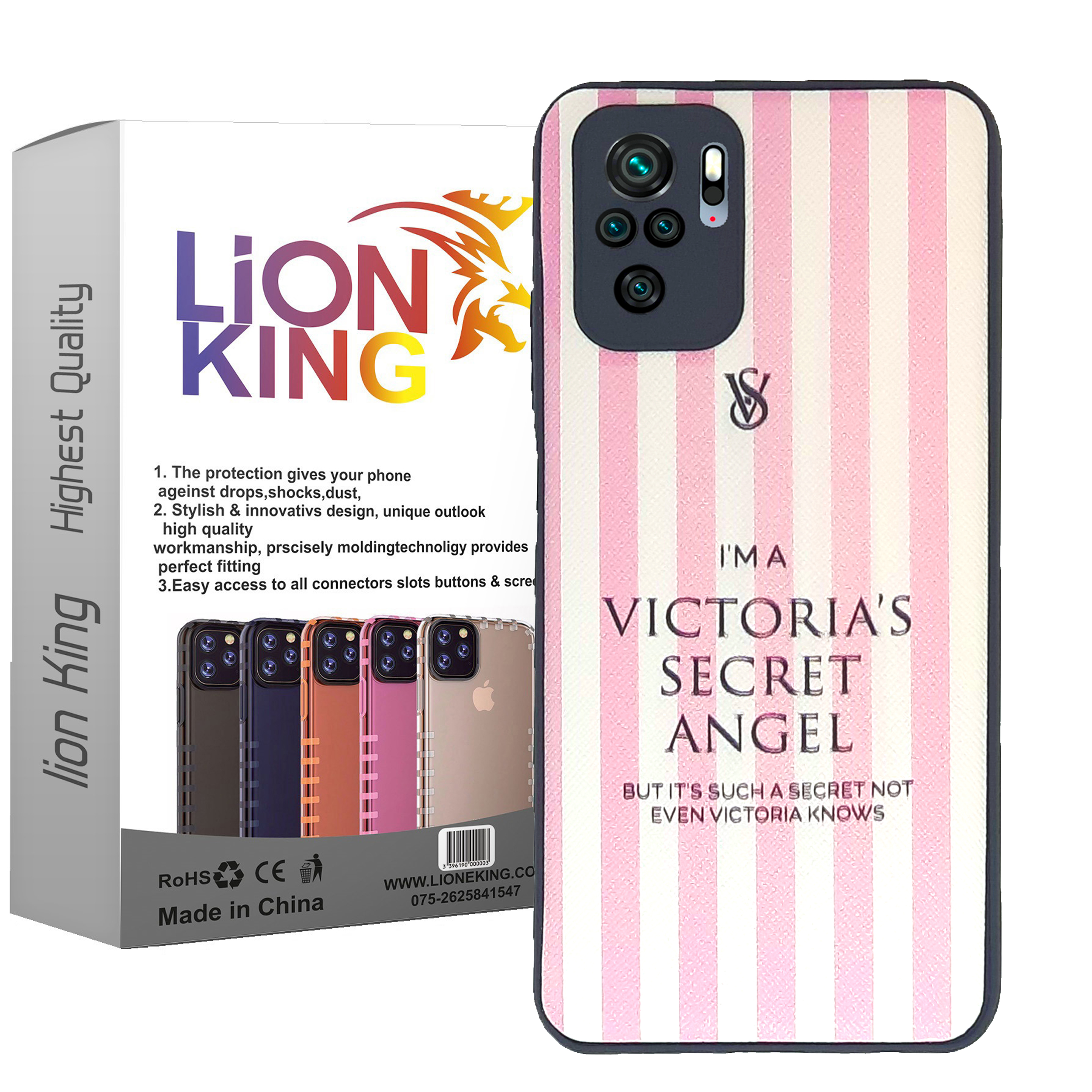 کاور لاین کینگ مدل VI مناسب برای گوشی موبایل شیائومی Redmi Note10/10S