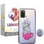 کاور لاین کینگ مدل livan cat مناسب برای گوشی موبایل سامسونگ GALAXY A02S به همراه پایه نگهدارنده
