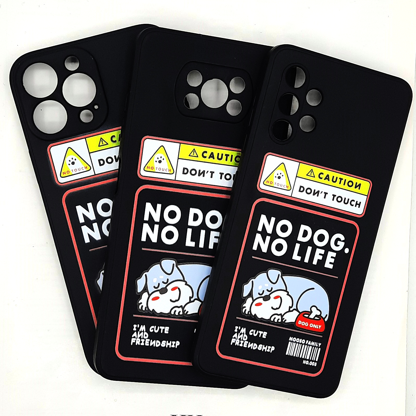 کاور لاین کینگ مدل NO DOG NO LIFE مناسب برای گوشی موبایل شیائومی Redmi Note 11 5G / Poco M4 Pro 5G به همراه پایه نگهدارنده
