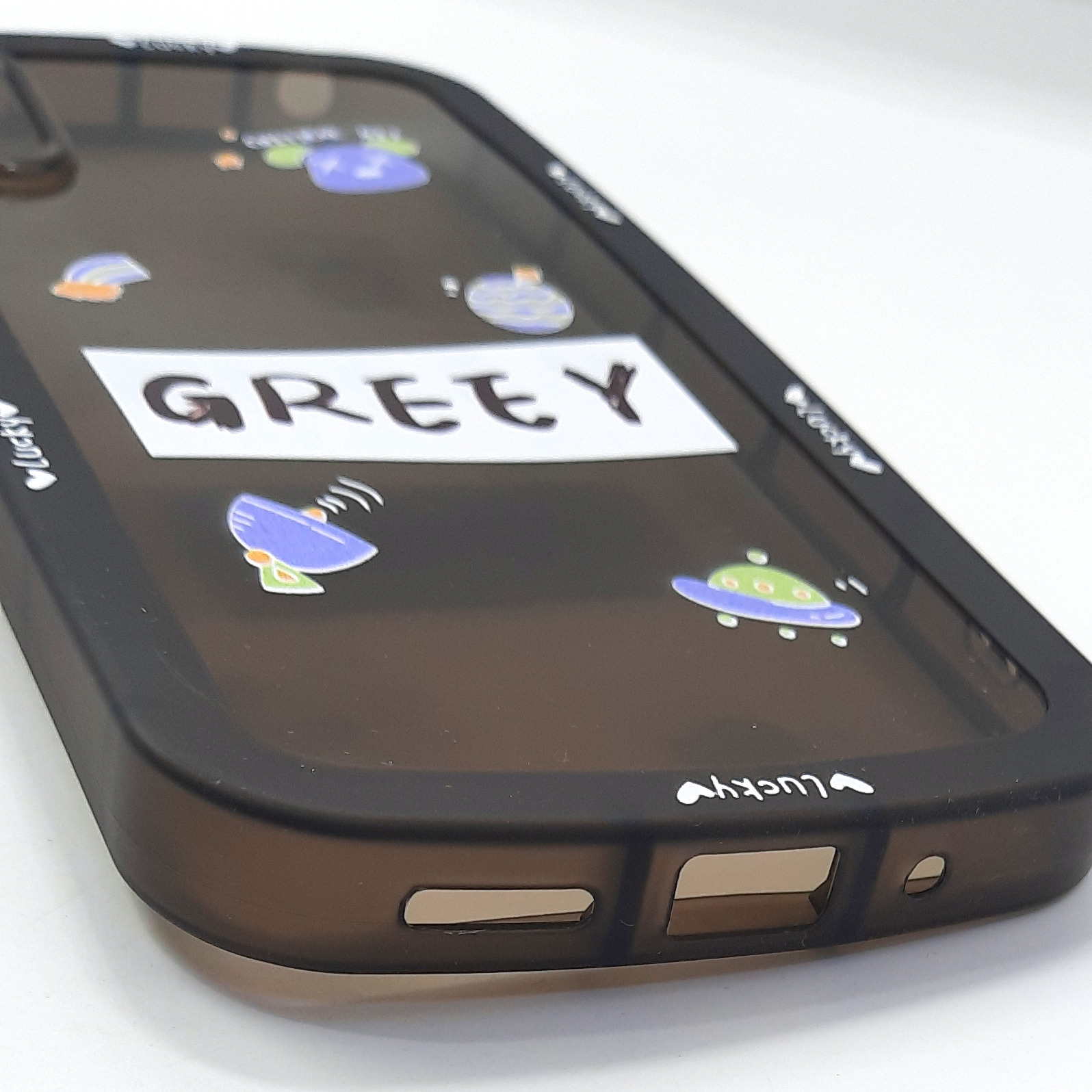 کاور لاین کینگ مدل تدی آکواریومی مناسب برای گوشی موبایل سامسونگ Galaxy A13 4G به همراه پایه نگهدارنده