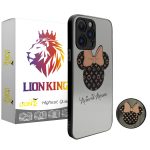 کاور لاین کینگ مدل Ayenehmikiمناسب برای گوشی موبایل اپل iPhone 11 Pro max به همراه پایه نگهدارنده