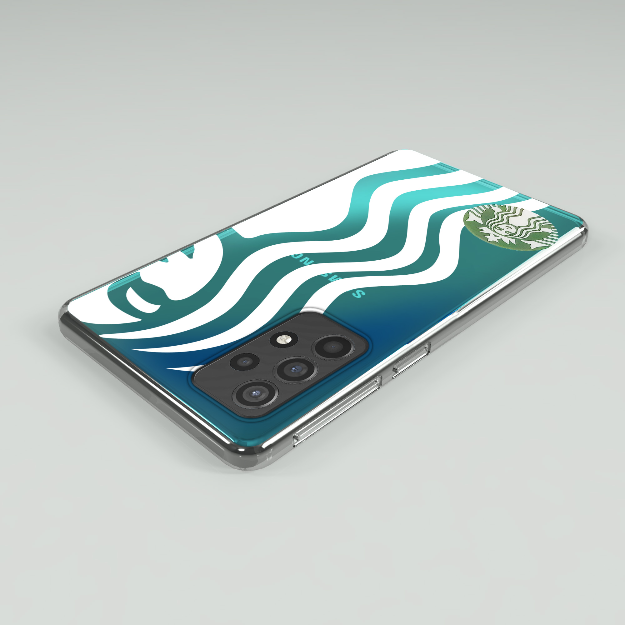 کاور لاین کینگ مدل هولوگرامی مناسب برای گوشی موبایل سامسونگ Galaxy A32 4G